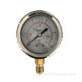 stainless steel liquid water filled pressure gauge manometer